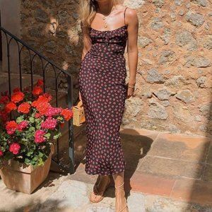 milkmaid dress spaghetti strap